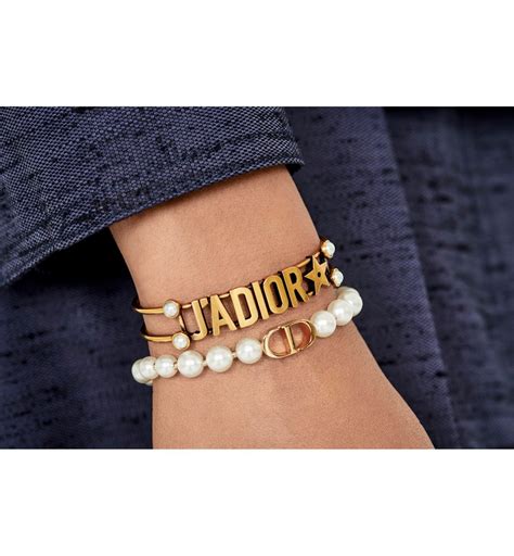 dior armband perle|dior schriftzug armband.